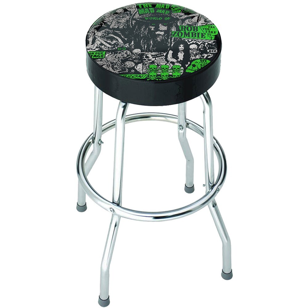 Rob Zombie 'Mad Mad World' Bar Stool - NEW OFFICIAL