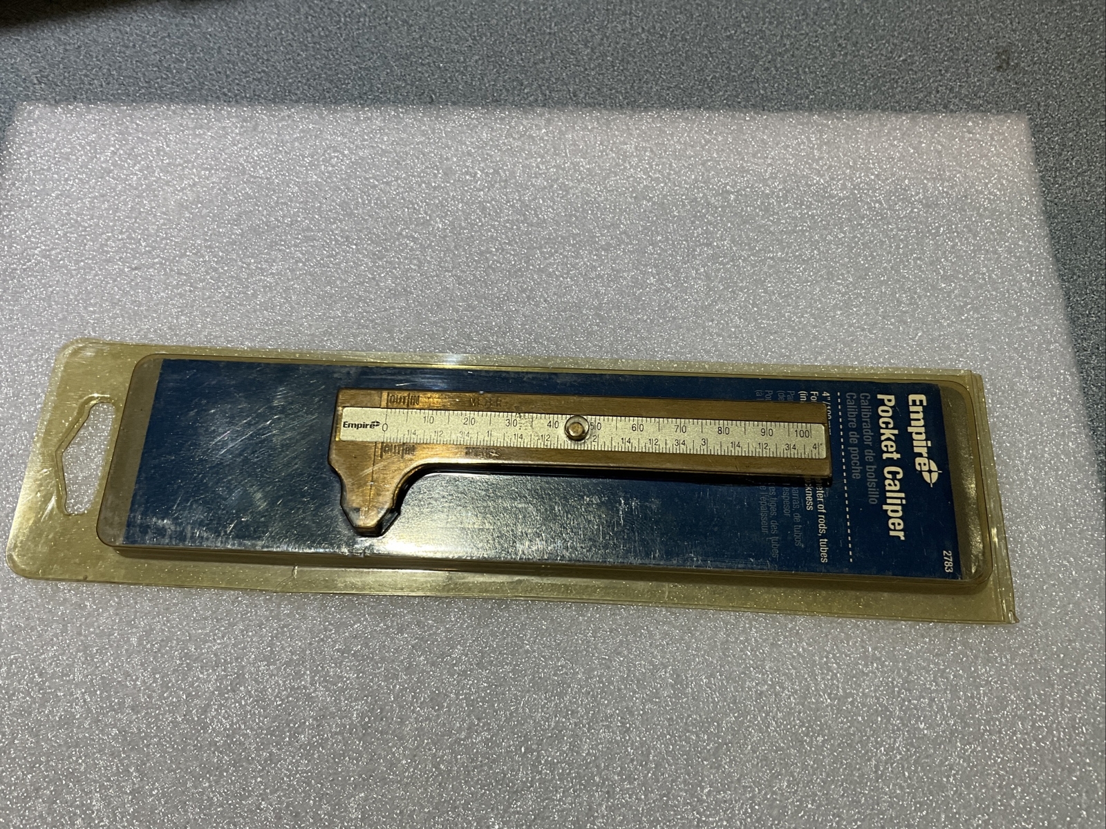 NEW NOS Empire 4" Brass Pocket Caliber 4" / 100mm Capacity