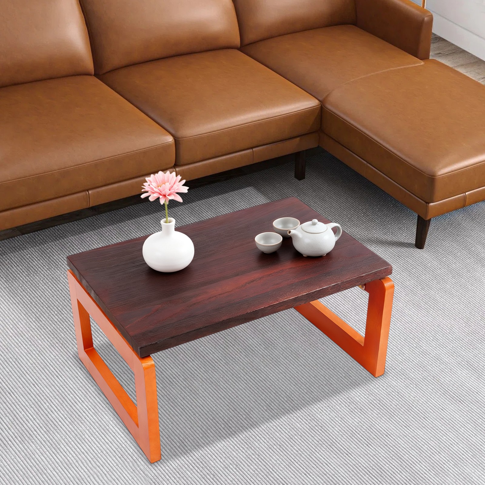 Folding Coffee Table Foldable Wooden Low Coffee Table Small Coffee Tea Table