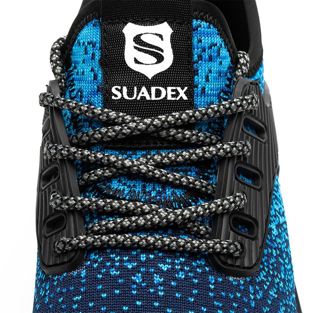 SUADEX Work Safety Shoes Steel Toe Sneakers Indestructible Composite Toe Blue US