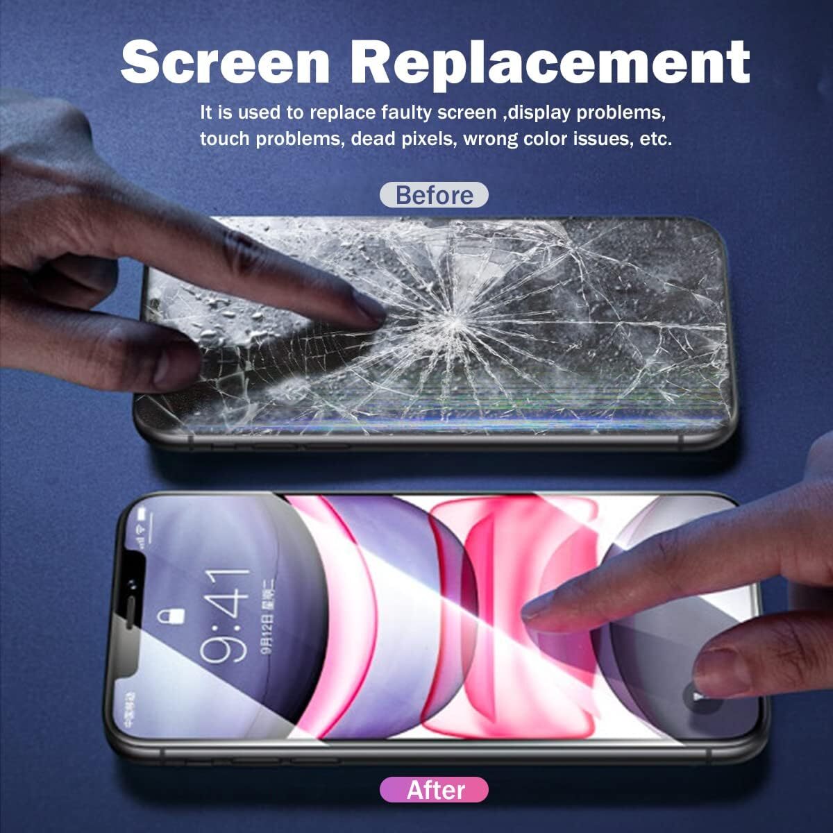 For iPhone X Premium Quality OLED Screen Display Touch Digitizer Replacement US