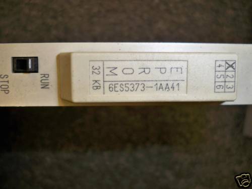 Siemens S5 Comm Processor Mod w/ Memory Sub Mod 6ES5524-3UA15 & 6ES5373-1AA41