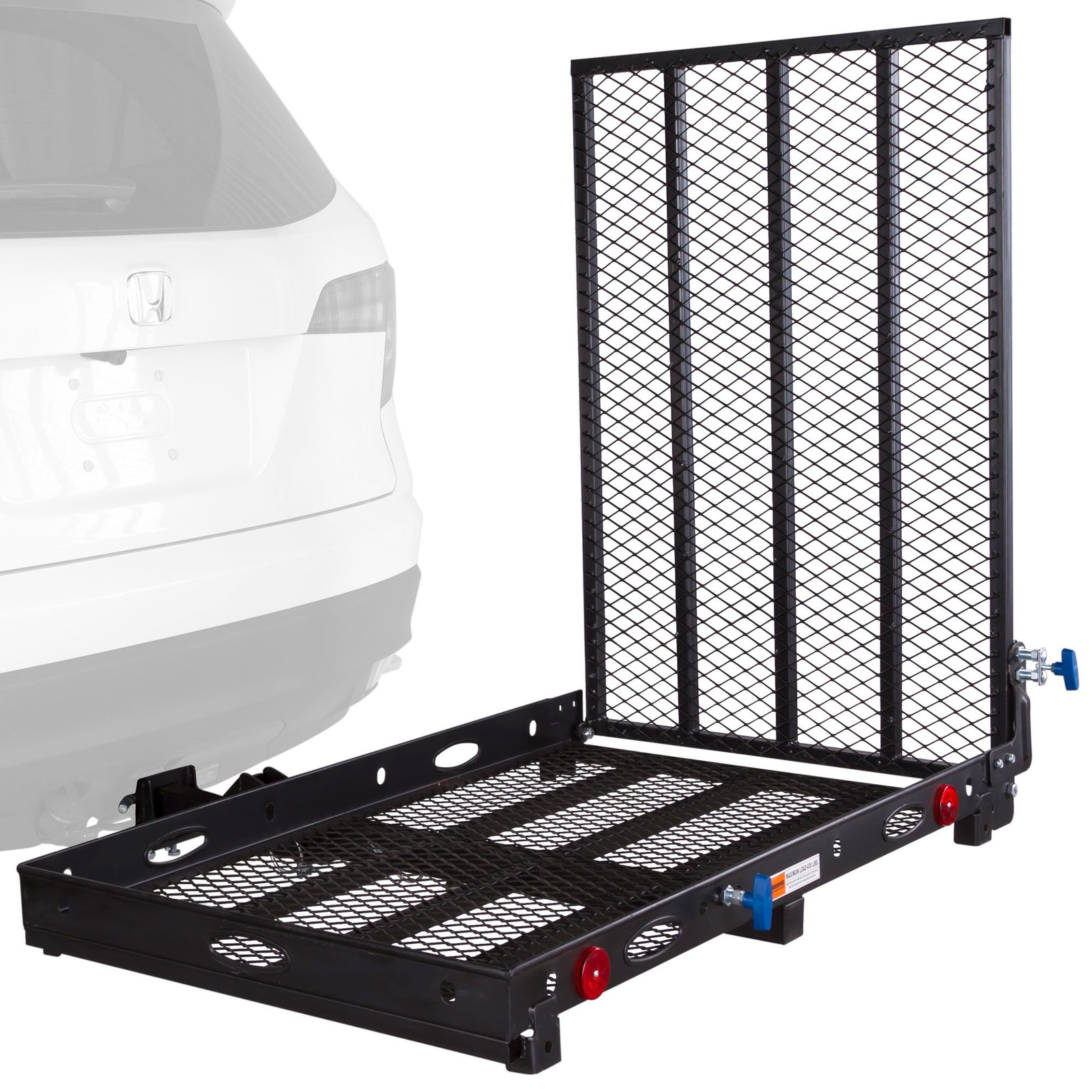 Silver Spring Steel Folding Scooter and Wheelchair Carrier with Ramp