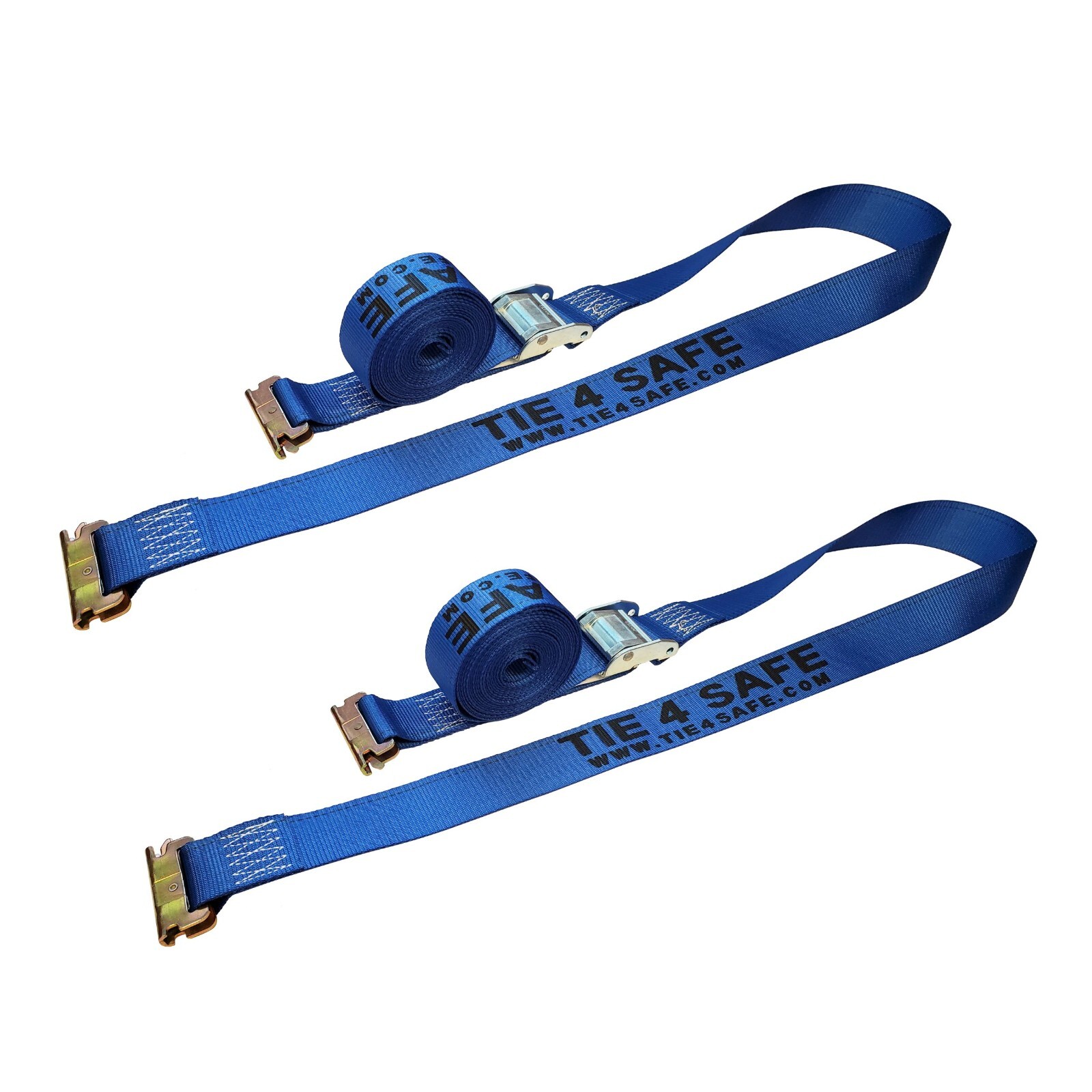 2 Pack 2' x 20' E-Track Cam Buckle Strap Truck Trailer Enclosed Cargo Tie Down