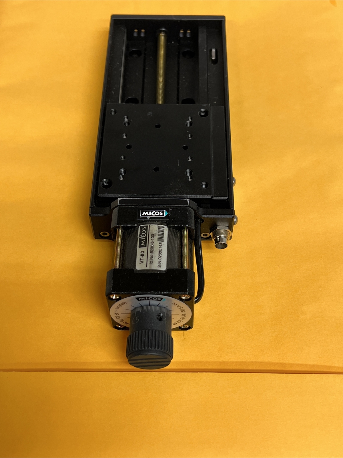 Micos 6230-5-100 VT-80 Linear Translation Stage , Low Cost Motorized Positioner