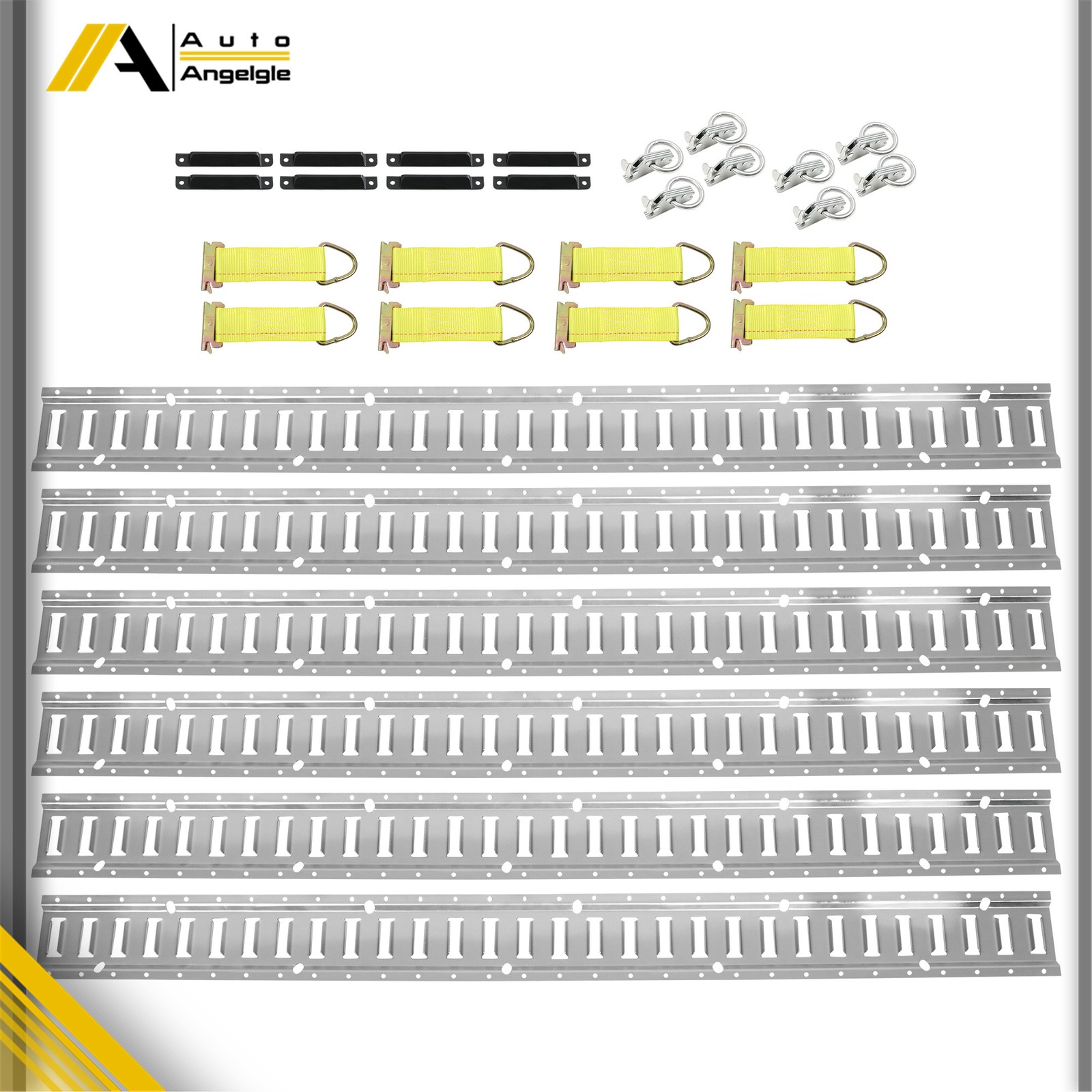 30 Piece E-Track Kit  with End Covers O-Rings and Tie Straps 6600015HETZ