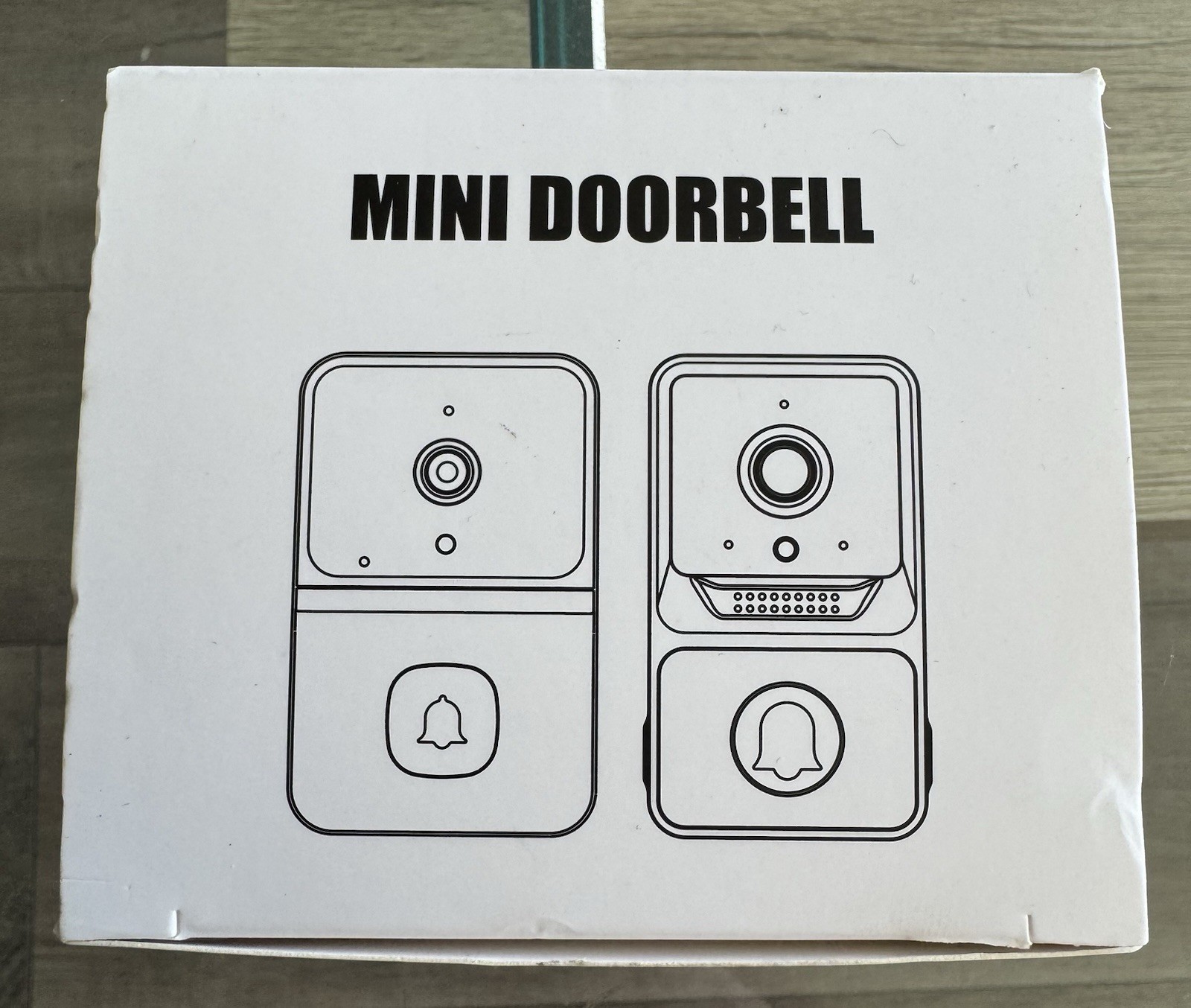 Mini Doorbell WiFi Compatible receiver Security Monitoring Video Camera New