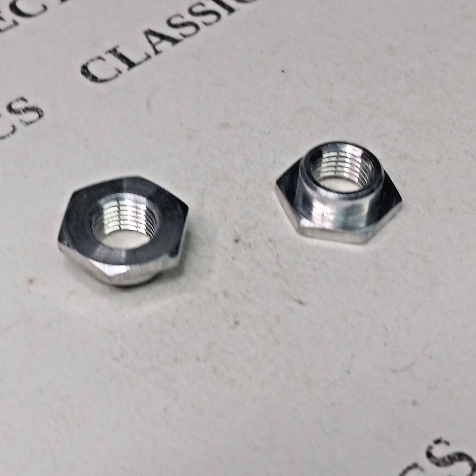 2pcs. Deep Reach Potentiometer Hex Nut M7X0.75 Bushing Threads