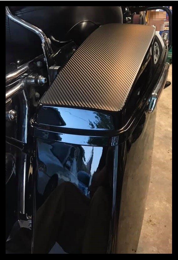 Hard bag lid Paint Protection Fits 2014-2023 Harley-Davidson® Touring Models