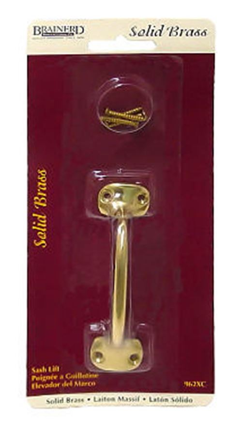 Solid Brass Sash Lift Front Mount 3-3/4"