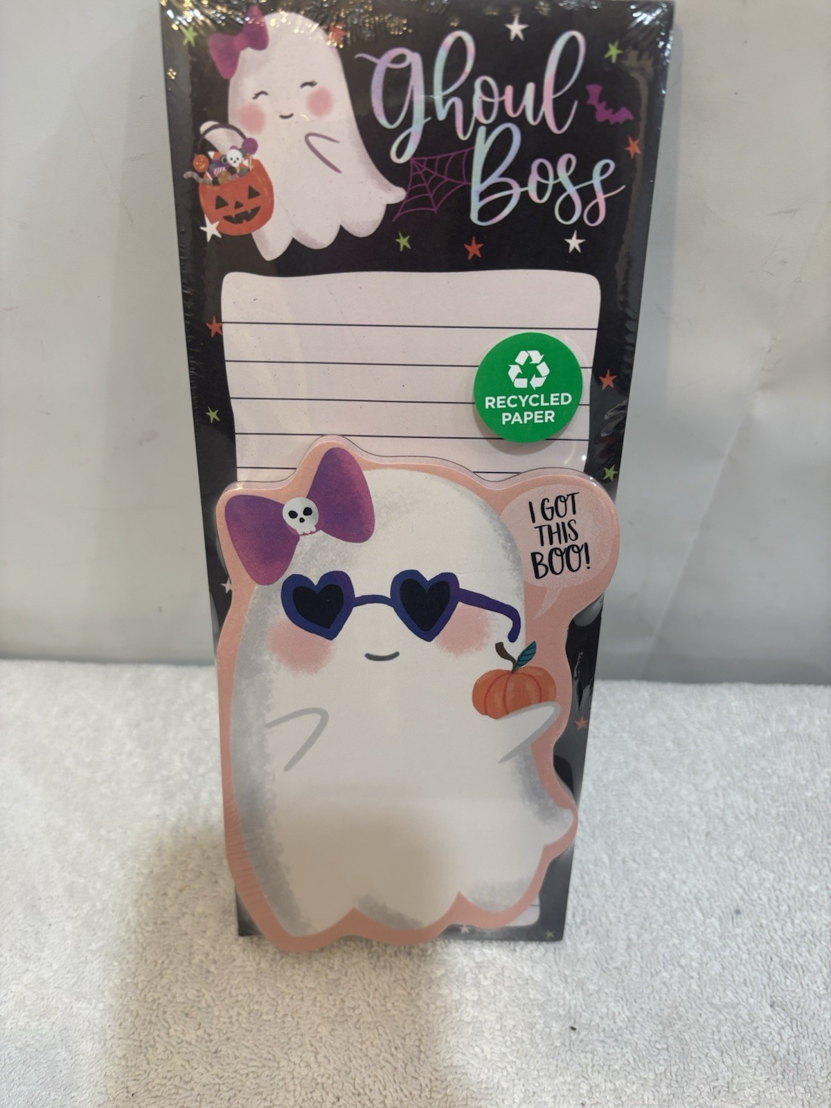 Clementine 150 Ghoul Boss/ I Got This Boo! List Pad & NotePad Magnetic Set