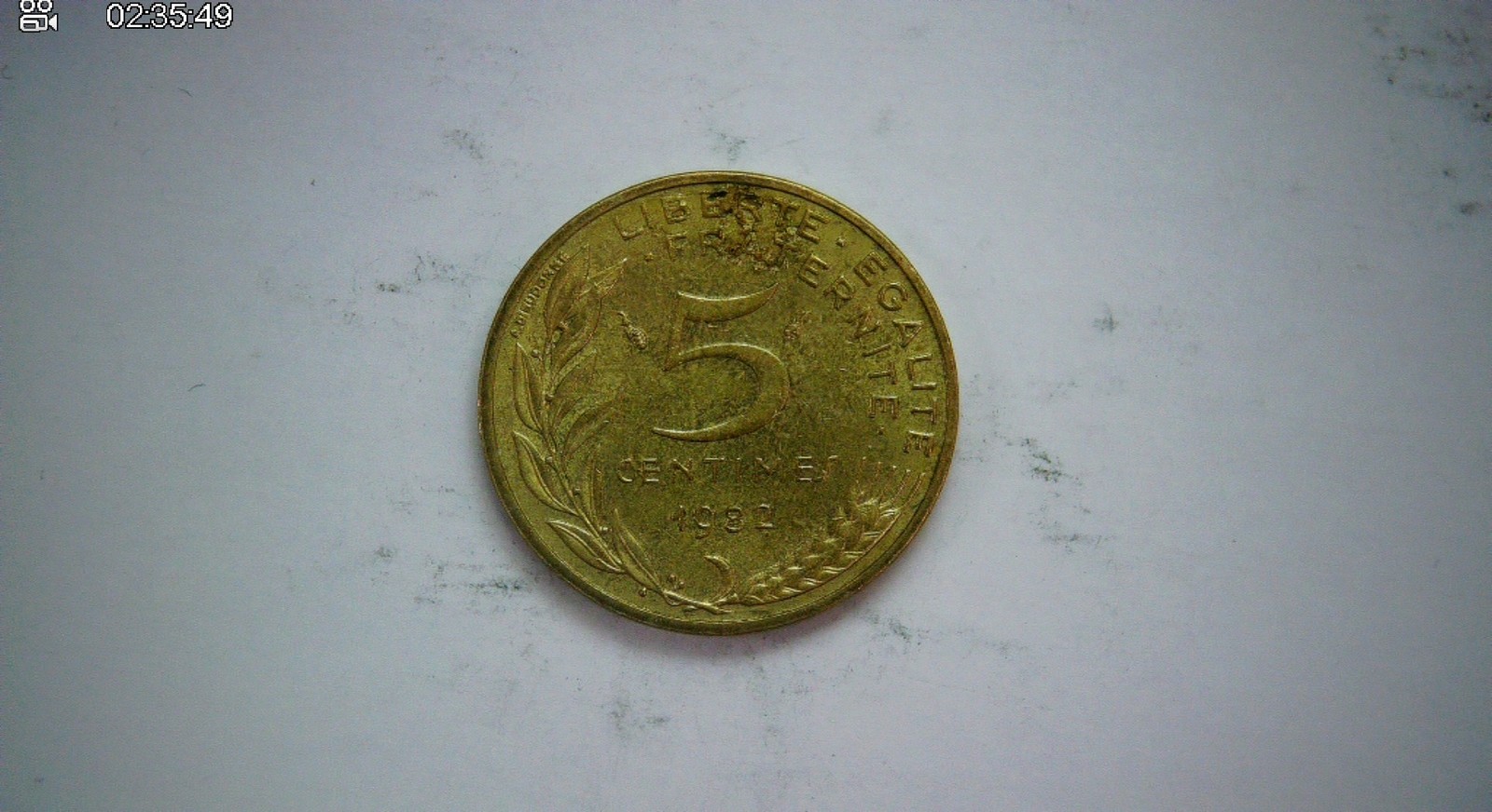 France 1982 5 Centimes Marianne (5 Centimes, Fifth Republic) Coin