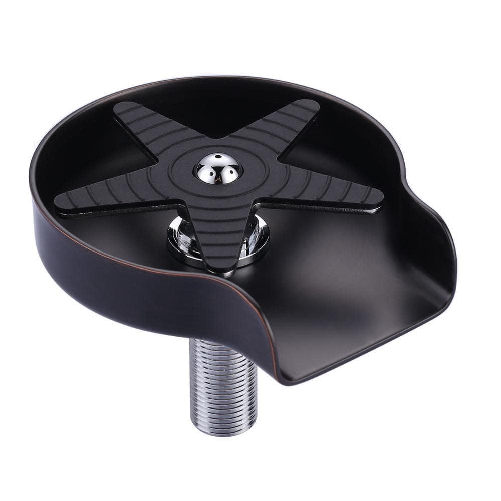 Glass Rinser Stainless Steel Cup Washer Kitchen Sink Oil Rubbed Bronze 7 Jets
