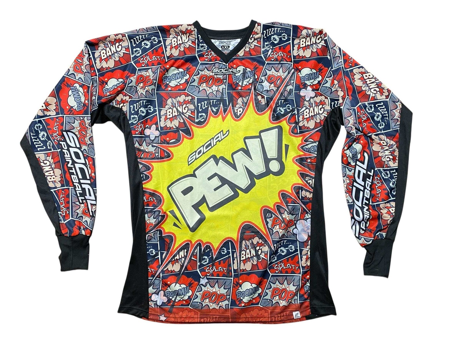 New Grit Jersey Pew Pop Art Paintball Jersey size 5XL