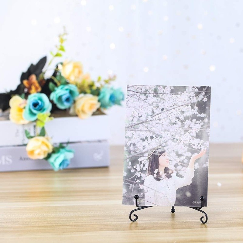 Metal Adjustable Display Stand Foldable Elegant Support Gallery Cafe Office New