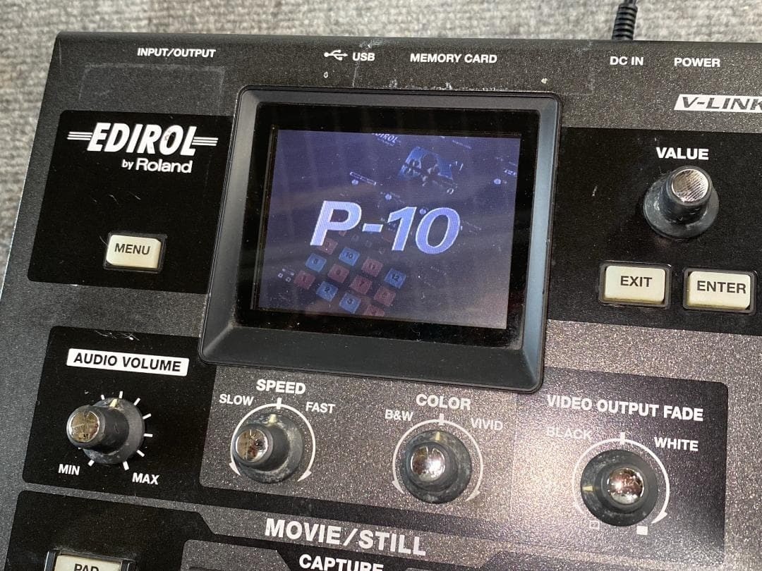 Roland P-10 Visual Sampler Video Presenter Test Completed Used Good Condition