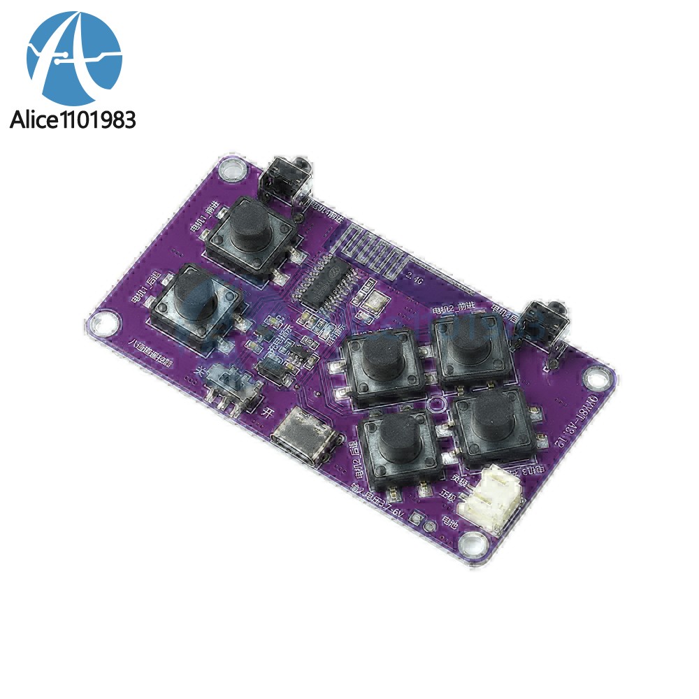 2.4G Rechargeable 8-Channel RC Toy Car Remote Control Receiver Board Module Kit