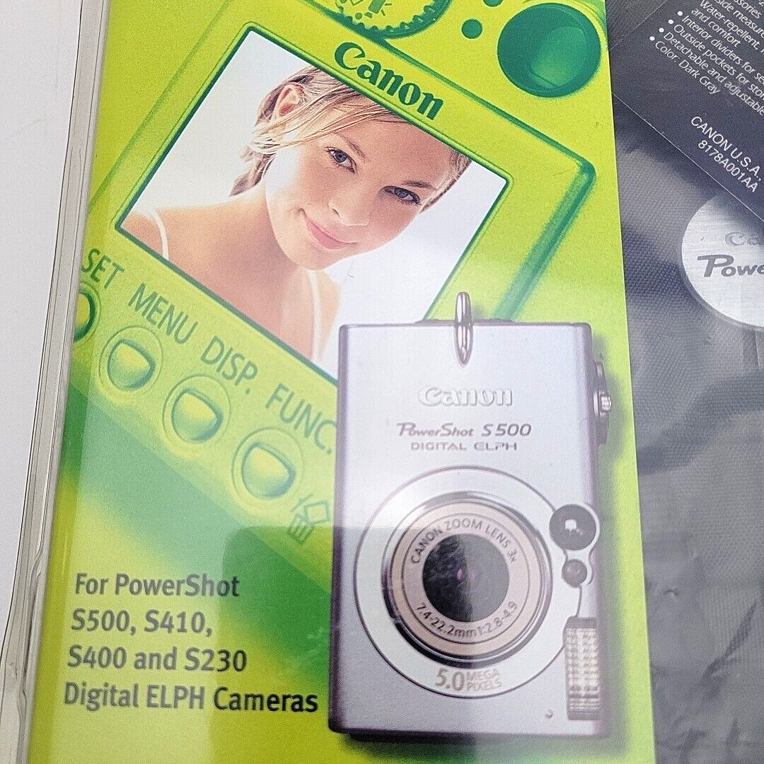 Vintage Canon Digital ELPH Camera Accessory Kit for S500, S410, S400, S230, S200