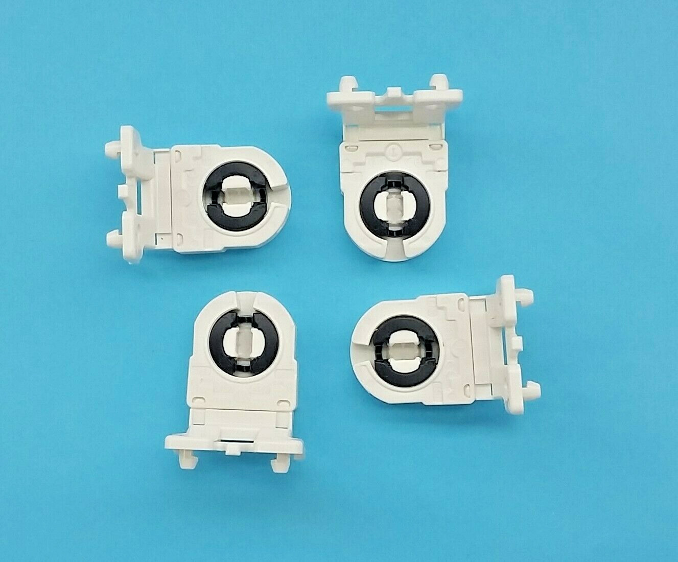 4x BJB G13 Fluorescent Push-In Shunted Rotary Locking Lampholder 26.307.6023.51
