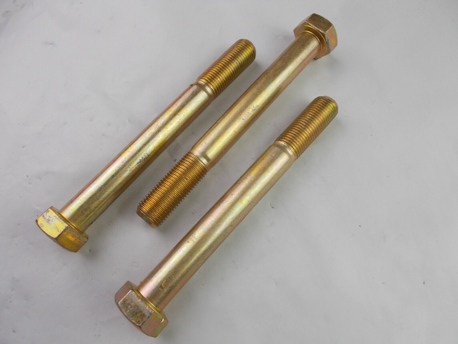 Hex Head Bolt 1/2"- 20 x 4-1/2" Long "3 Bolts" Grade 8  Zinc 1/2-20x4-1/2