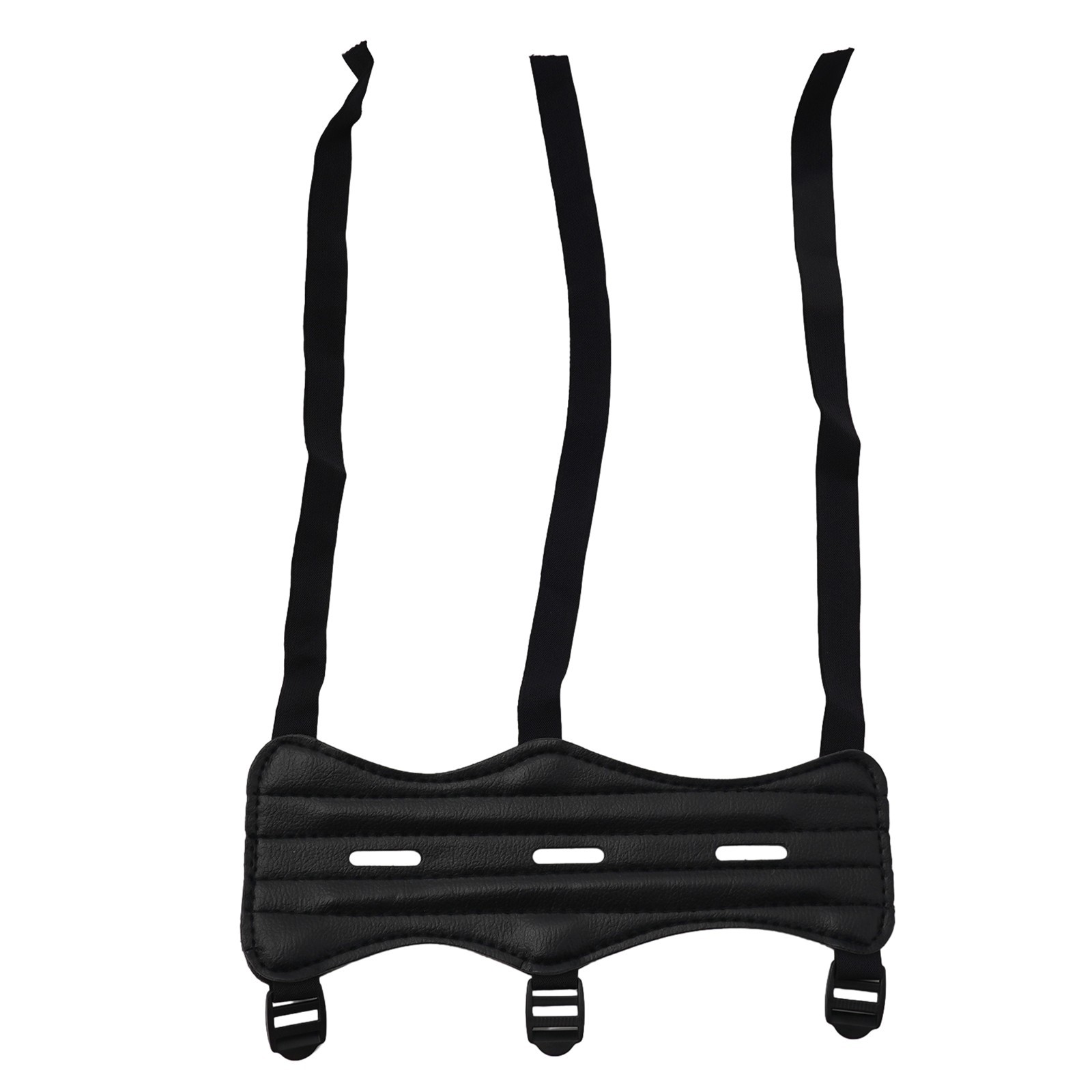Extended Leather Guard for Bow Gear Practical Hole Design for Efficiency