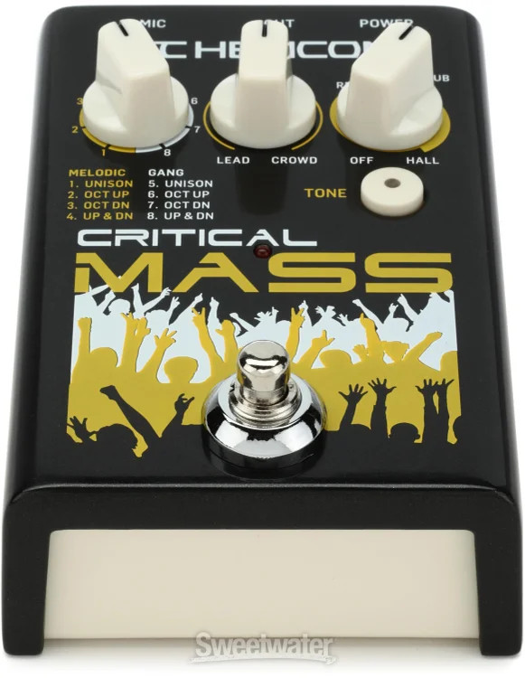 TC-Helicon Critical Mass Vocal Harmony Effects Pedal
