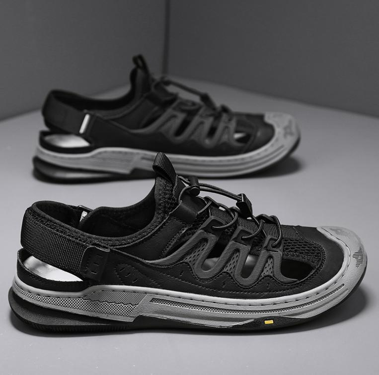 Mens Summer Hollow Out Round Toe Sandals Fisherman Shoes Daily Pumps Beach Shoes