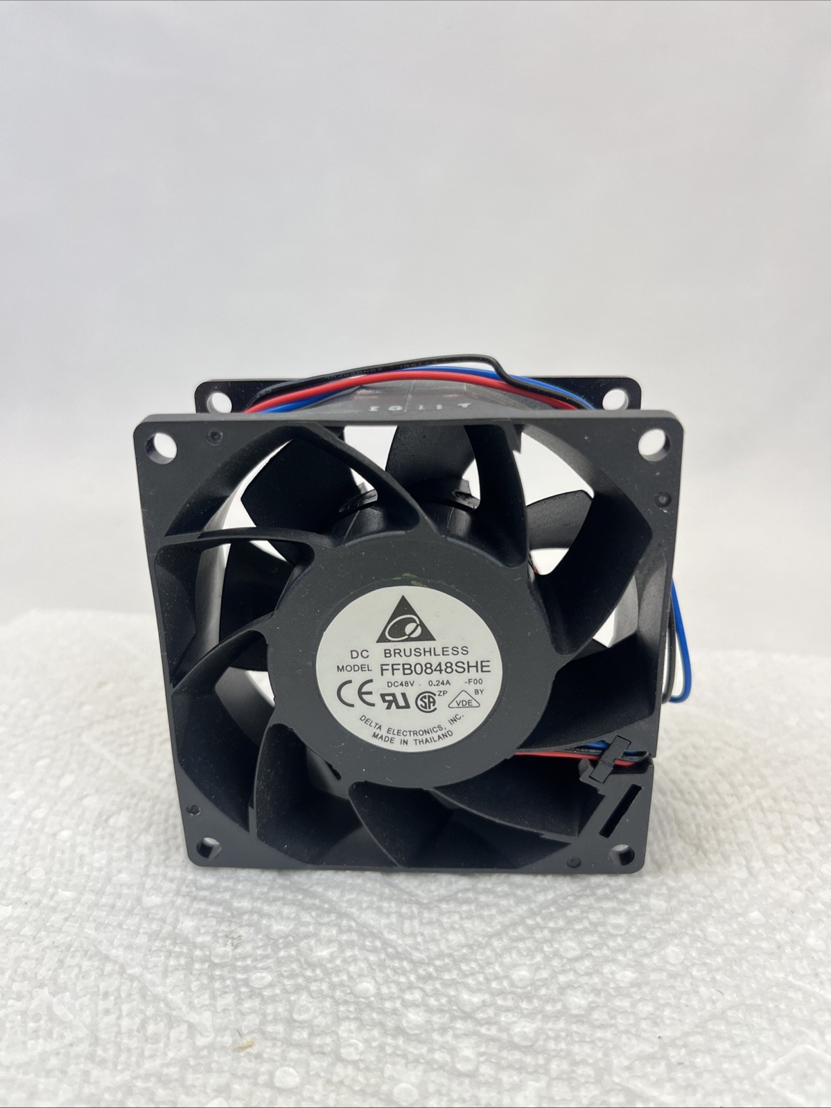 FFB0848SHE  DELTA ELECTRONICS INC DC48V 0.24A -F00 FAN
