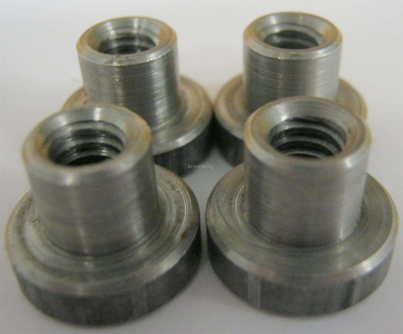 Weld on Nuts 1/4"-20 Thread Threaded Nut Steel Chassis Mount Tab Pack of 4