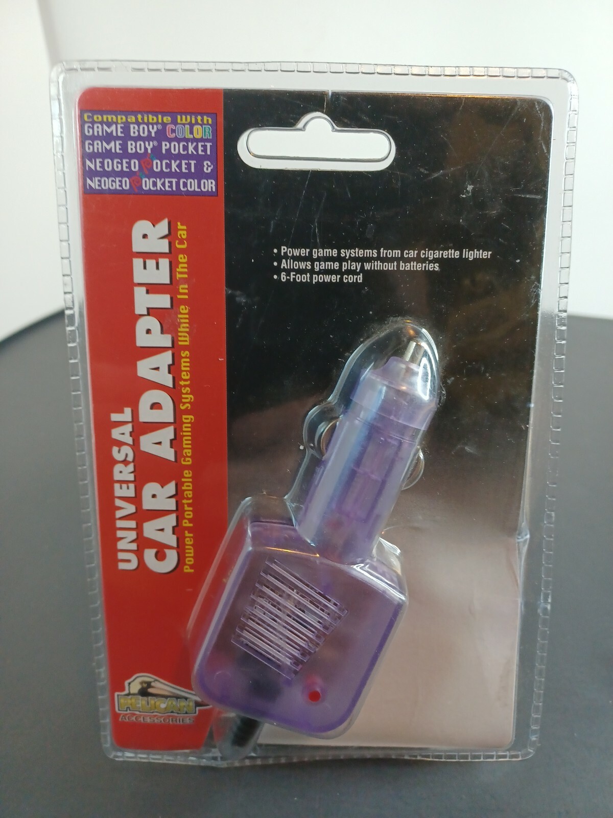 Pelican Universal Car Adapter Purple - New & Sealed