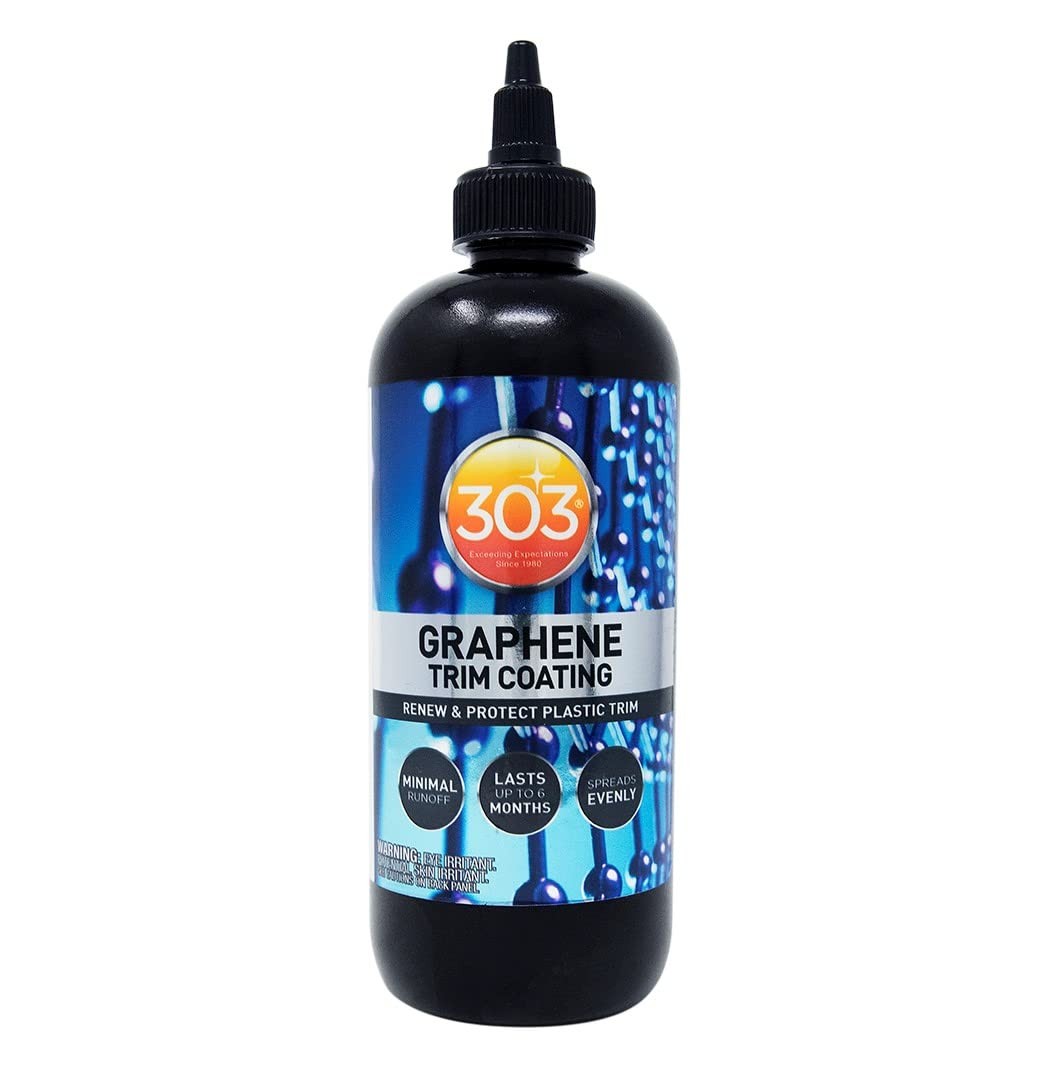 303 Products Graphene Trim Coating – Hydrophobic 8 Fl Oz (Pack of 1), Black