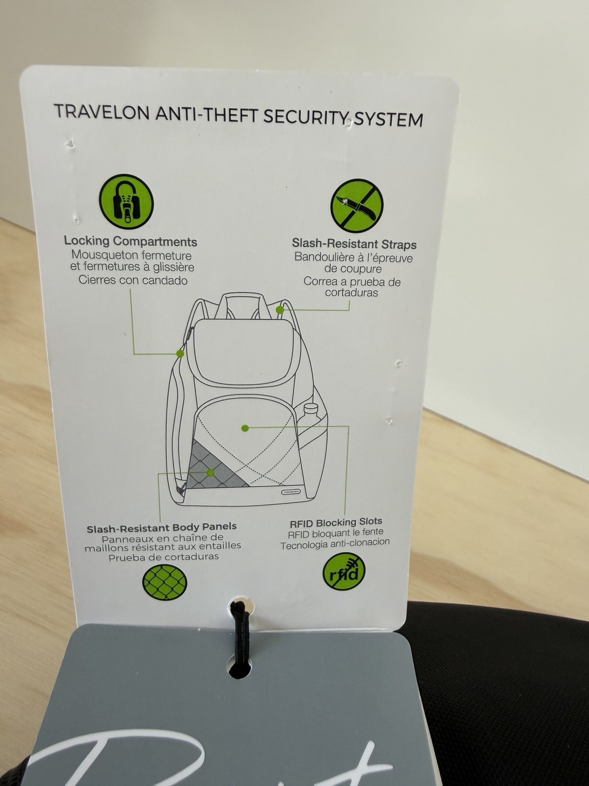 Travelon Anti-Theft Classic Backpack - Midnight