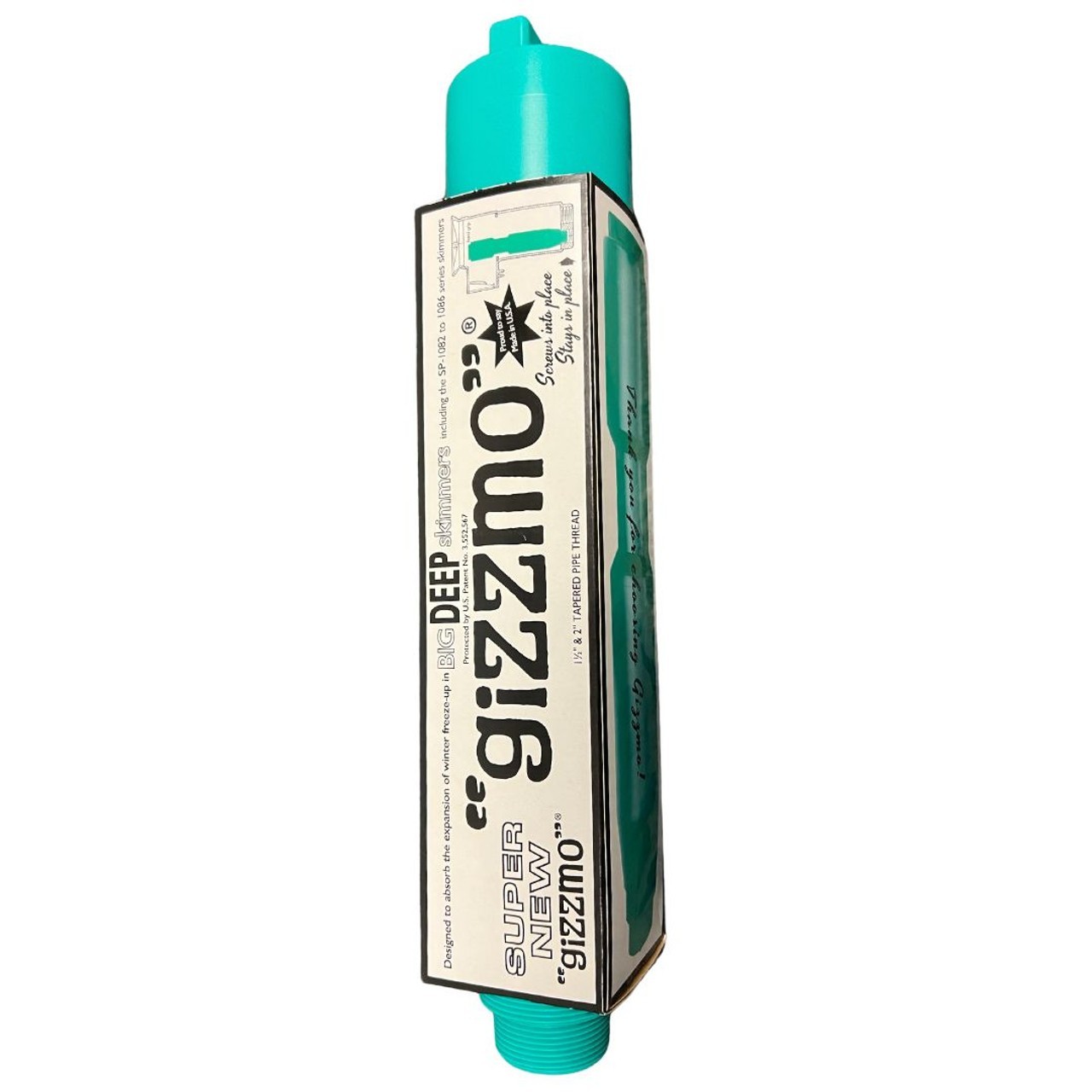 1.5"MPT & 2"MPT Super New Gizzmo Pool Skimmer Winter Protector Plug