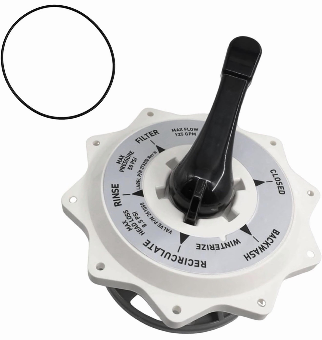 270067 2-Inch Top Valve Assembly Kit For Hiflow Top & Side Mount (Missing Label)