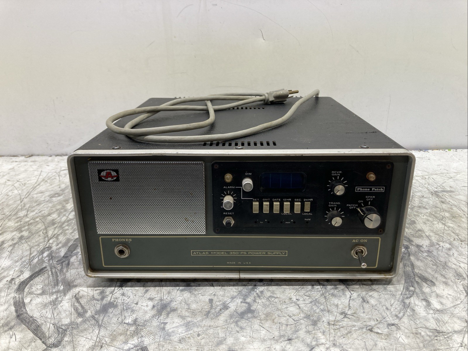 PARTS ONLY -- Atlas Model 350-PS Power Supply For Ham Radio -- INCORRECT VOLTAGE
