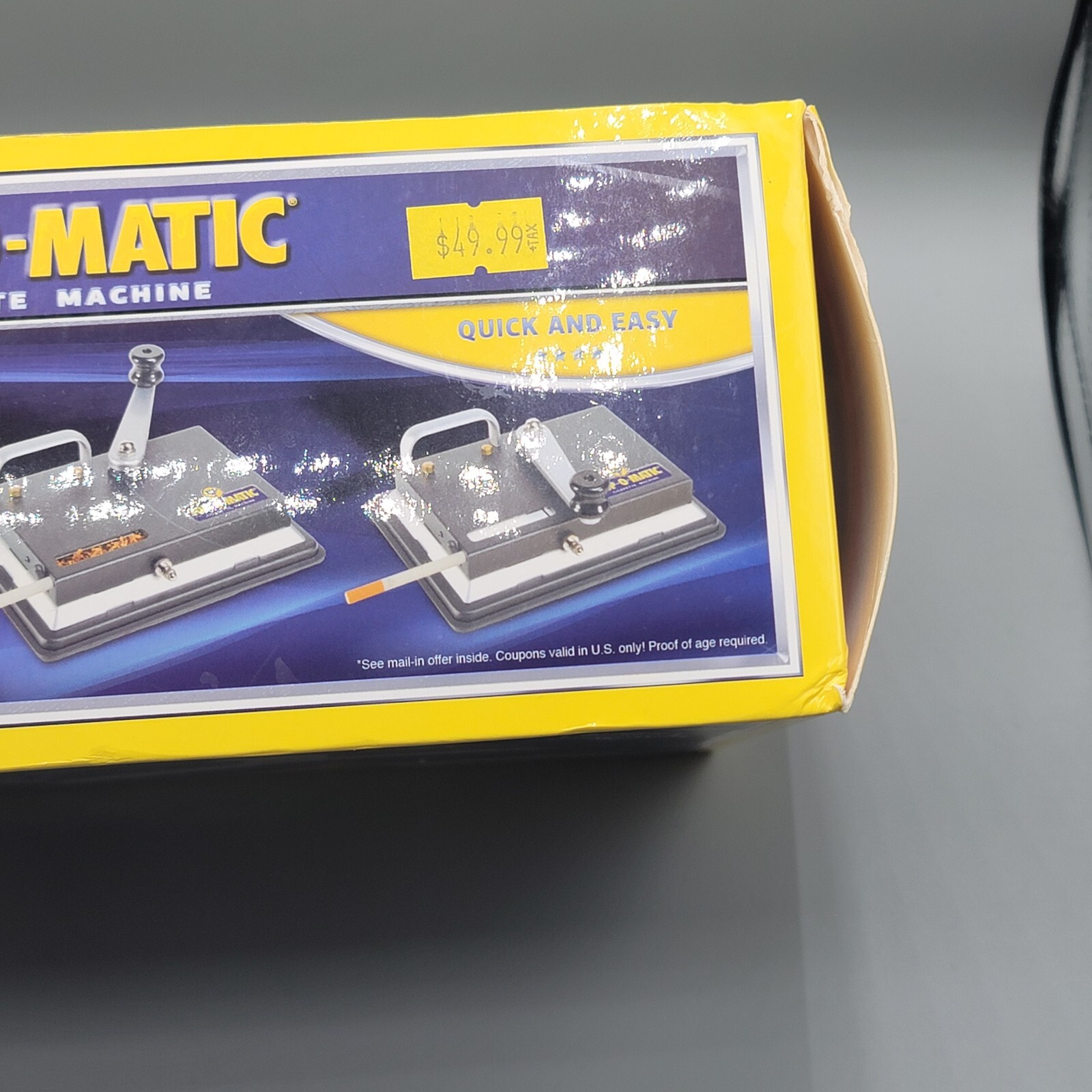 TOP-O-Matic Cigarette Rolling Machine Makes King Size or 100mm In Box