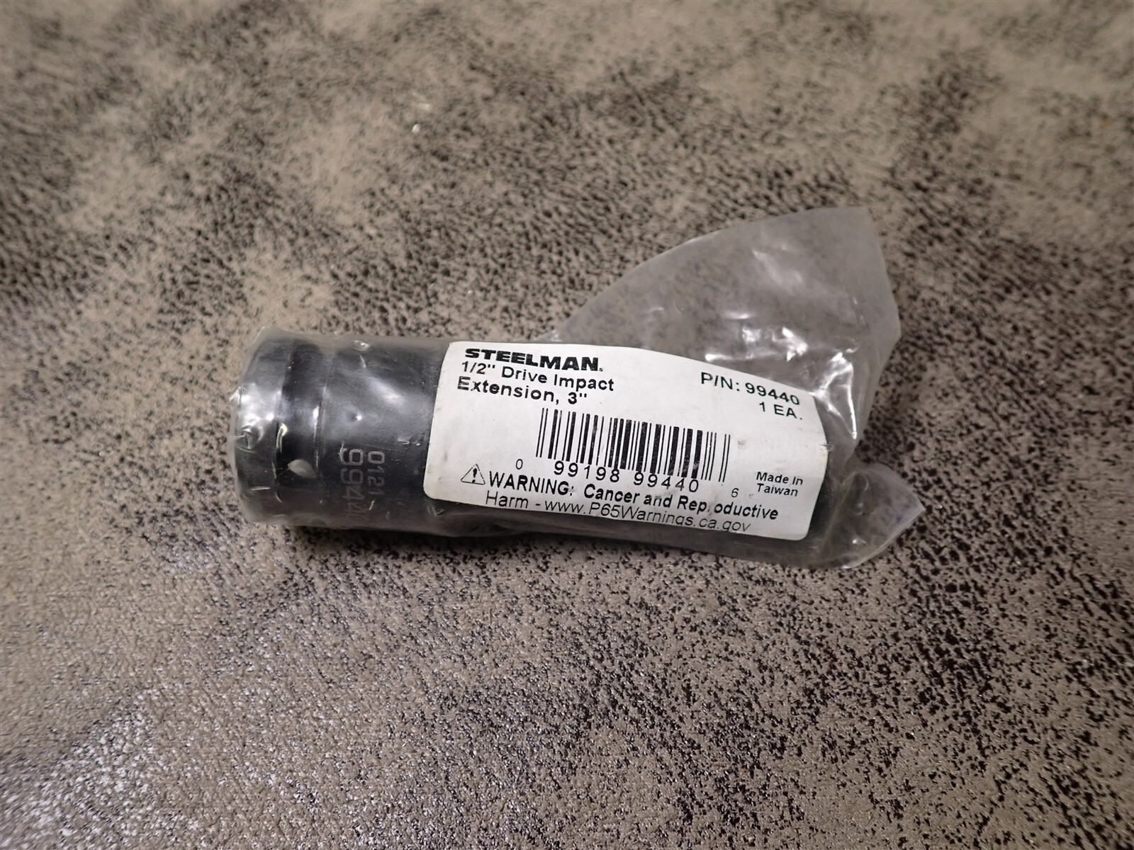 NEW Steelman 99440 1/2" Drive x 3" Long Impact Extension Bar Socket (BN299)