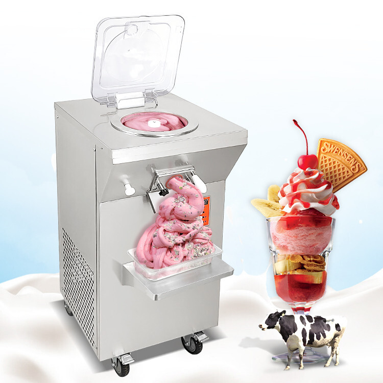 Kolice Commercial Floor style gelato fresh fruit hard ice cream machine