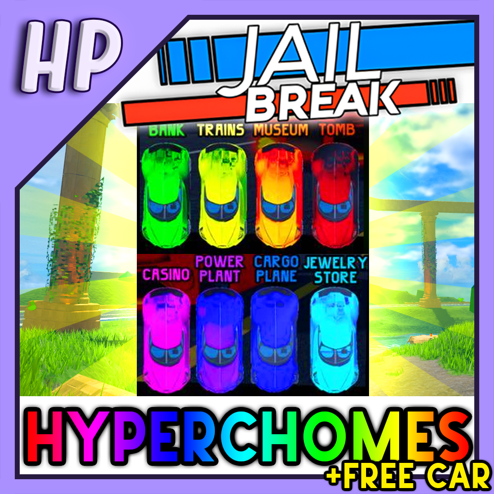 ANY HYPER CHROME Level 5 💎CLEAN • LOW TT • FAST ⚡ [+ FREE CAR] Roblox Jailbreak