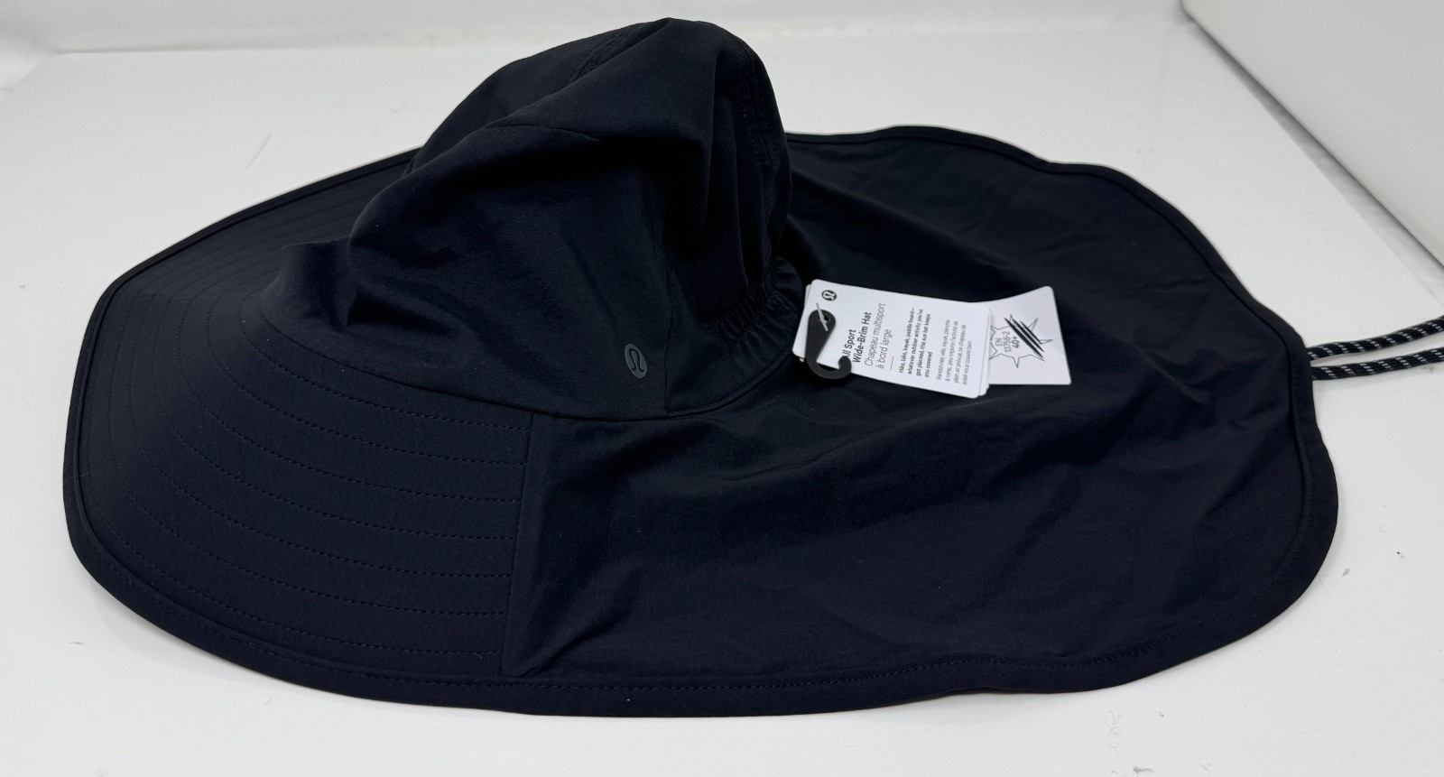 Lululemon ALL SPORT WIDE BRIM HAT Black  SIZE S/M