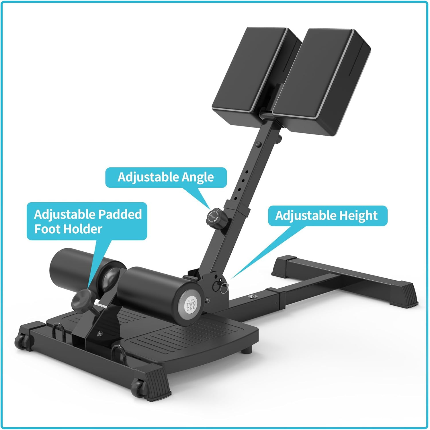Sissy Squat Machine, Deluxe Multi-Function Deep Sissy Squat Bench Workout Statio