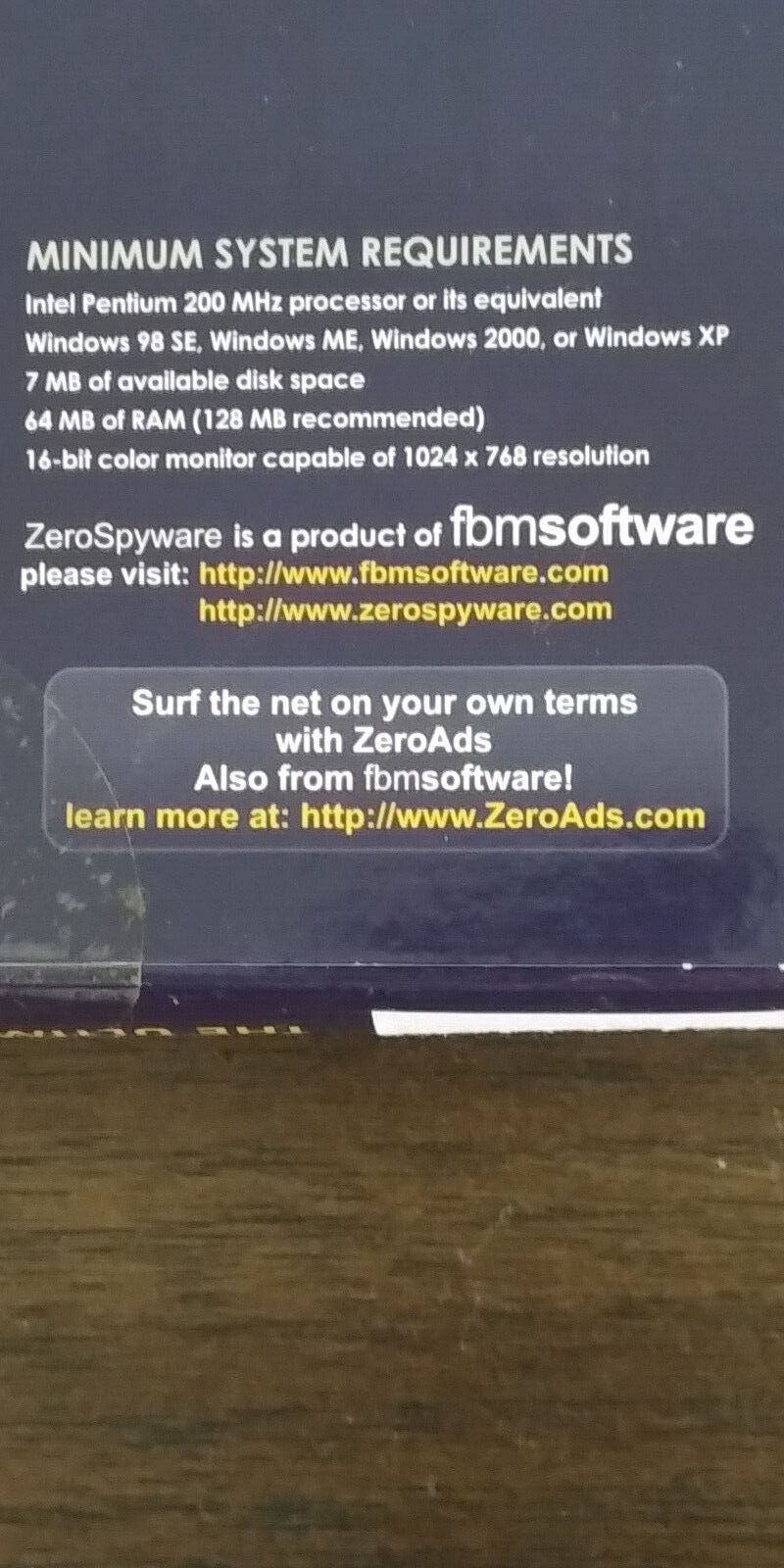 FBM Software ZeroSpyware