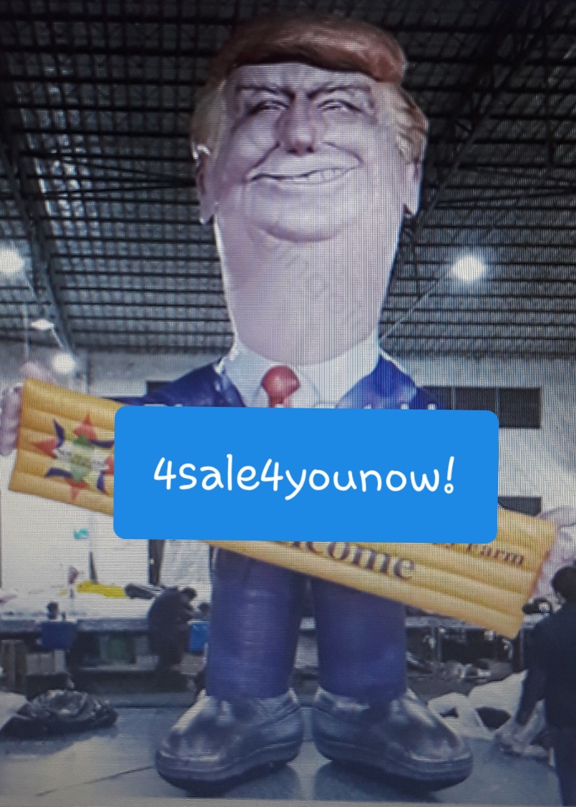 27' FOOT MASSIVE DONALD TRUMP INFLATABLE CUSTOM MADE NEW WITH LED LIGHTS INSIDE