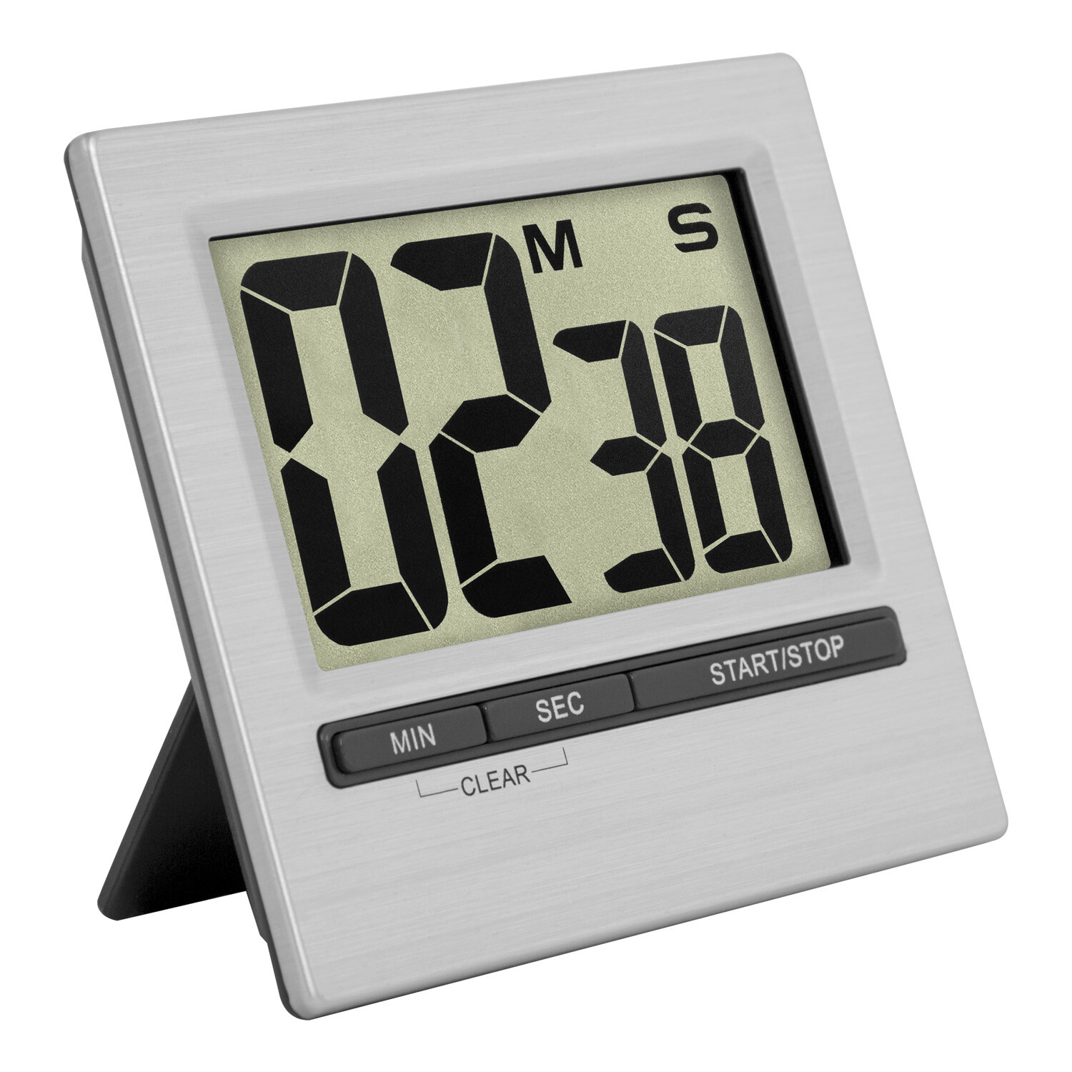 38.2013.54 La Crosse Technology TFA Digital Countdown Timer & Stopwatch - Silver