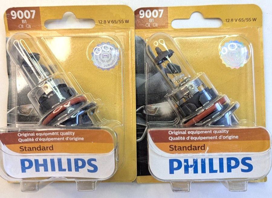 Philips Standard 9007 B1 12.8 Volts 65/55 Watts Bulbs Set Of 2