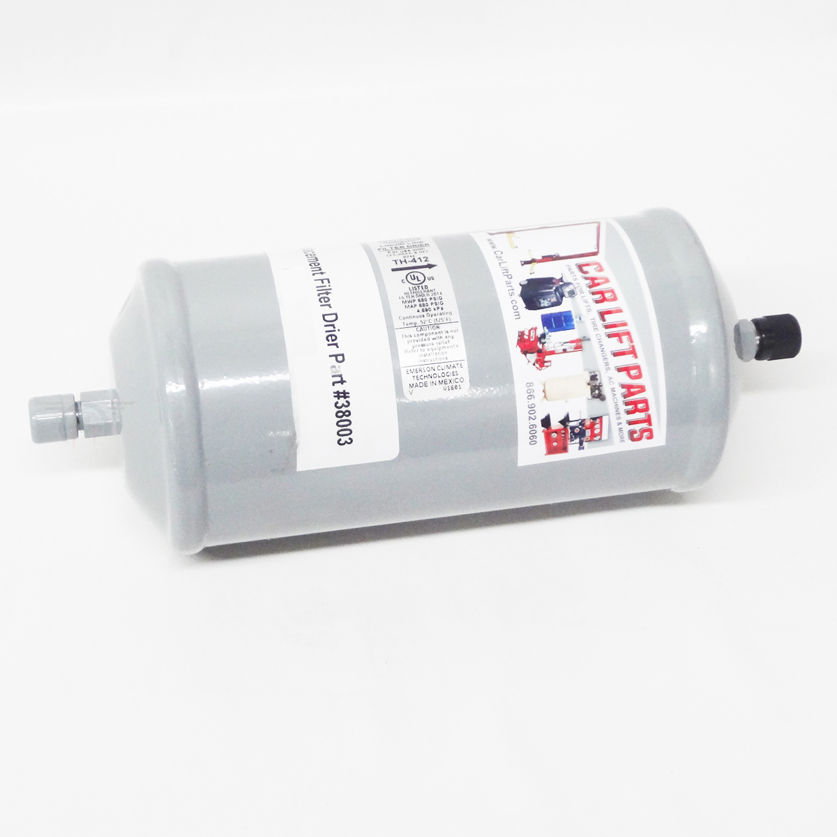 YELLOW JACKET A/C RECOVERY MACHINE replacement filter 38003 with machine unlock