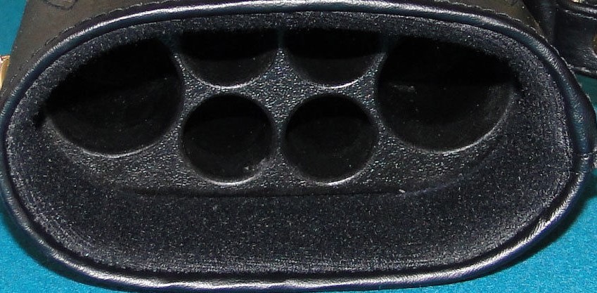 2x4 Black Leatherette Pool Cue Case with Embossed Pattern Case w/ FREE Shipping
