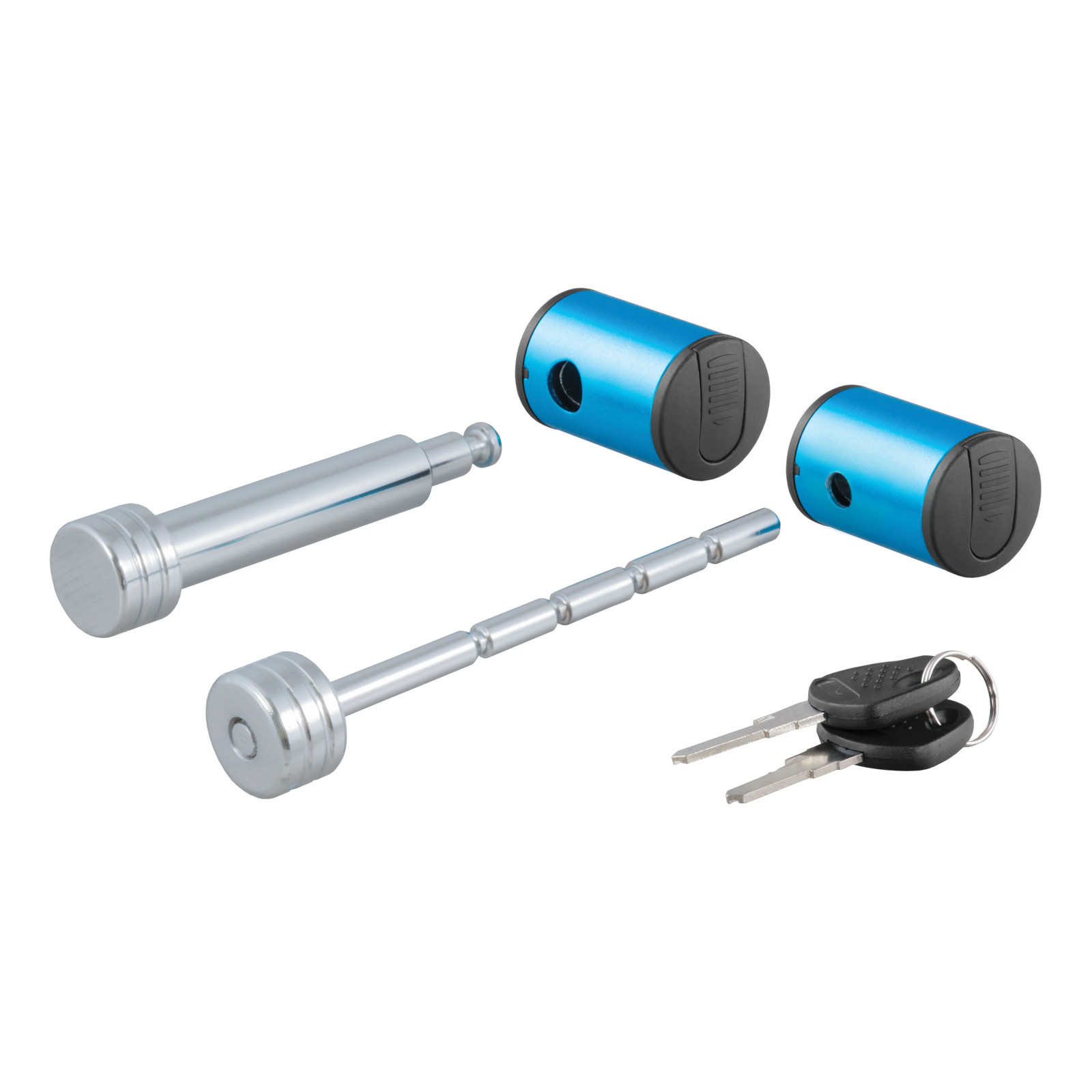 CURT Right-Angle Trailer Hitch And Coupler Lock Set For 2in Receiver - 23505
