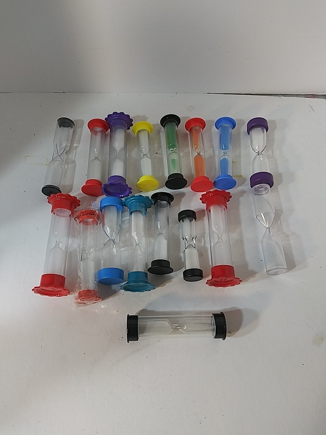 Lot of 17 Sand Timers  From board  games