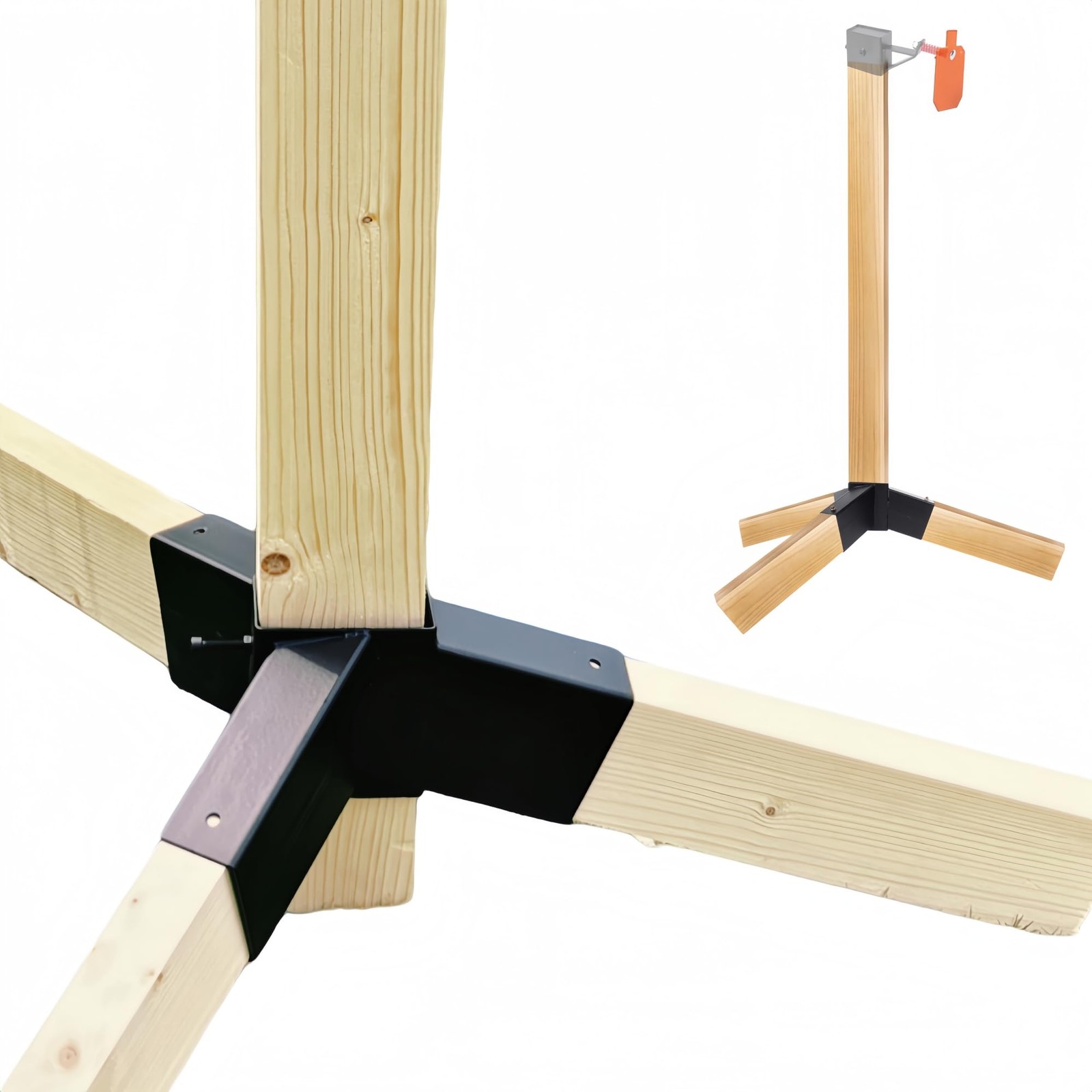 Target Stand Base for AR500 Steel Shooting Target, 2x4 Target Stand Brackets ...